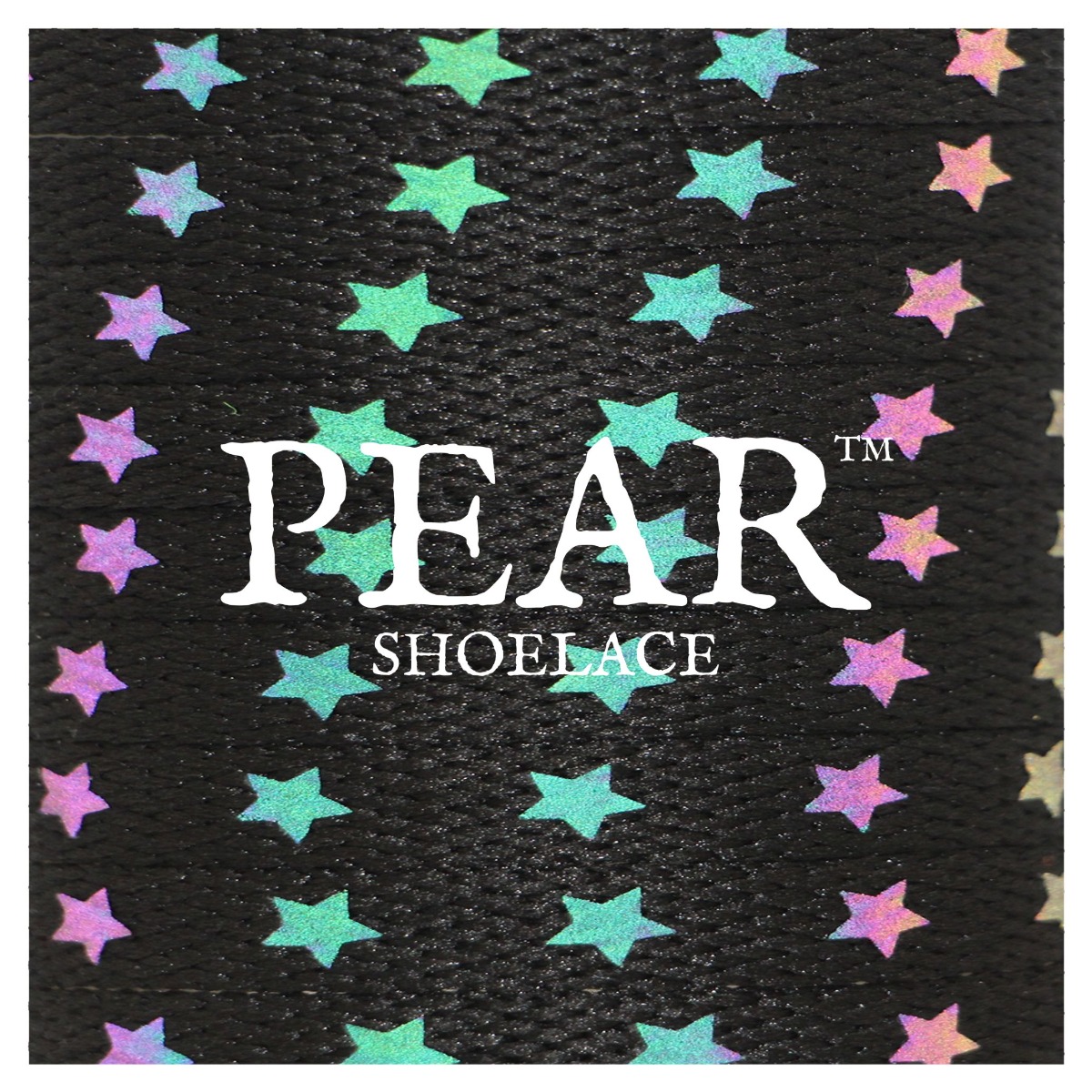 Flat Reflective Star Shoelace-BKMLTI