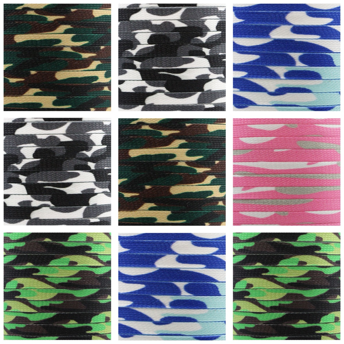 Novelty Shoelace - Flat-GY