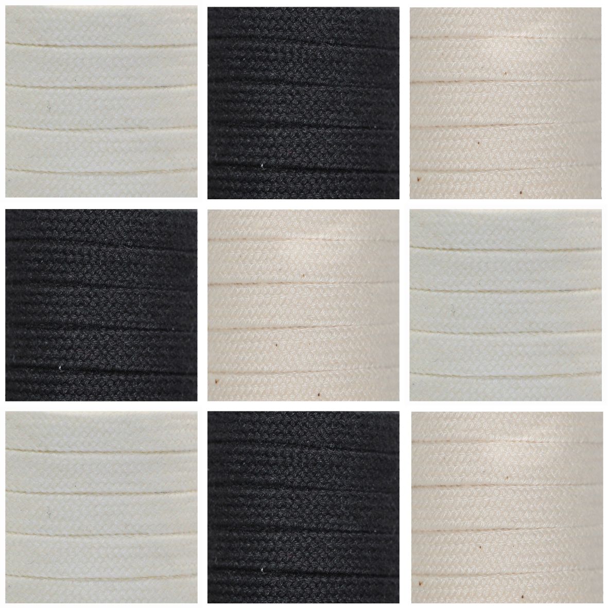 Adidas Cotton Shoelaces - Flat 7mm