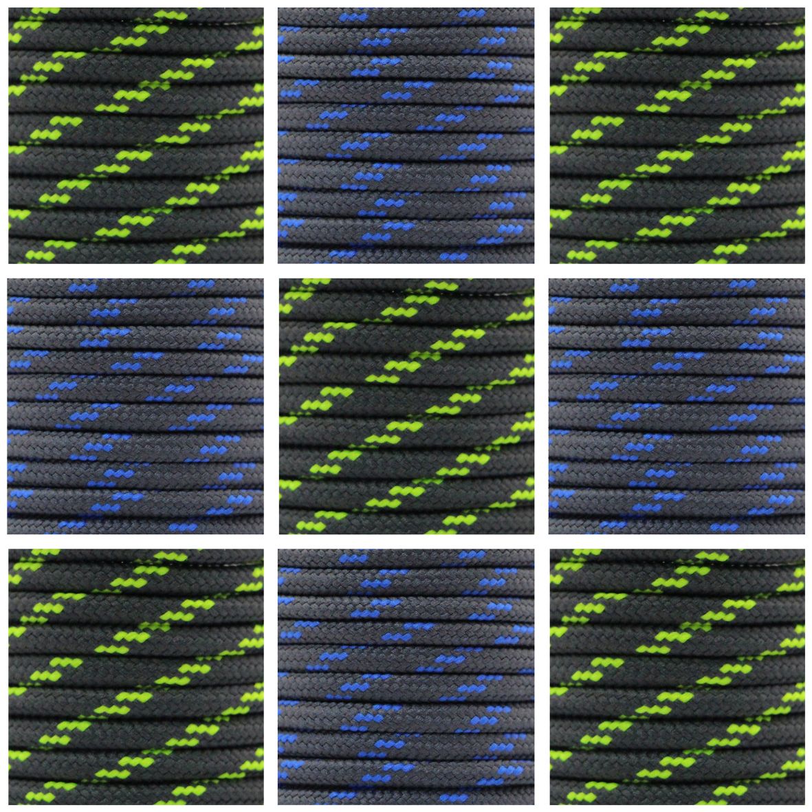 Spotted Shoelaces - Ø5mm - Dark Grey