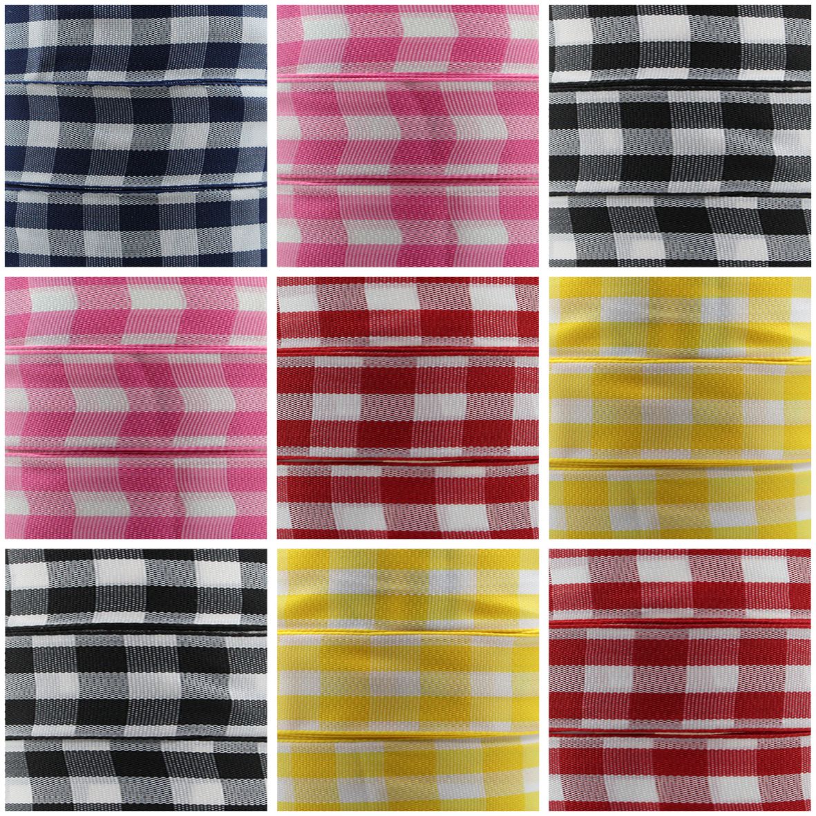 Plaid Shoelaces - 25mm - Large Checkered