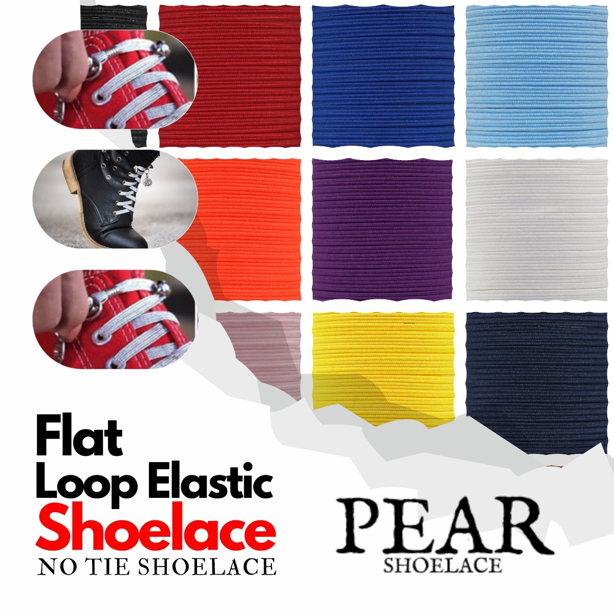 Loop Elastic No Tie Shoelaces