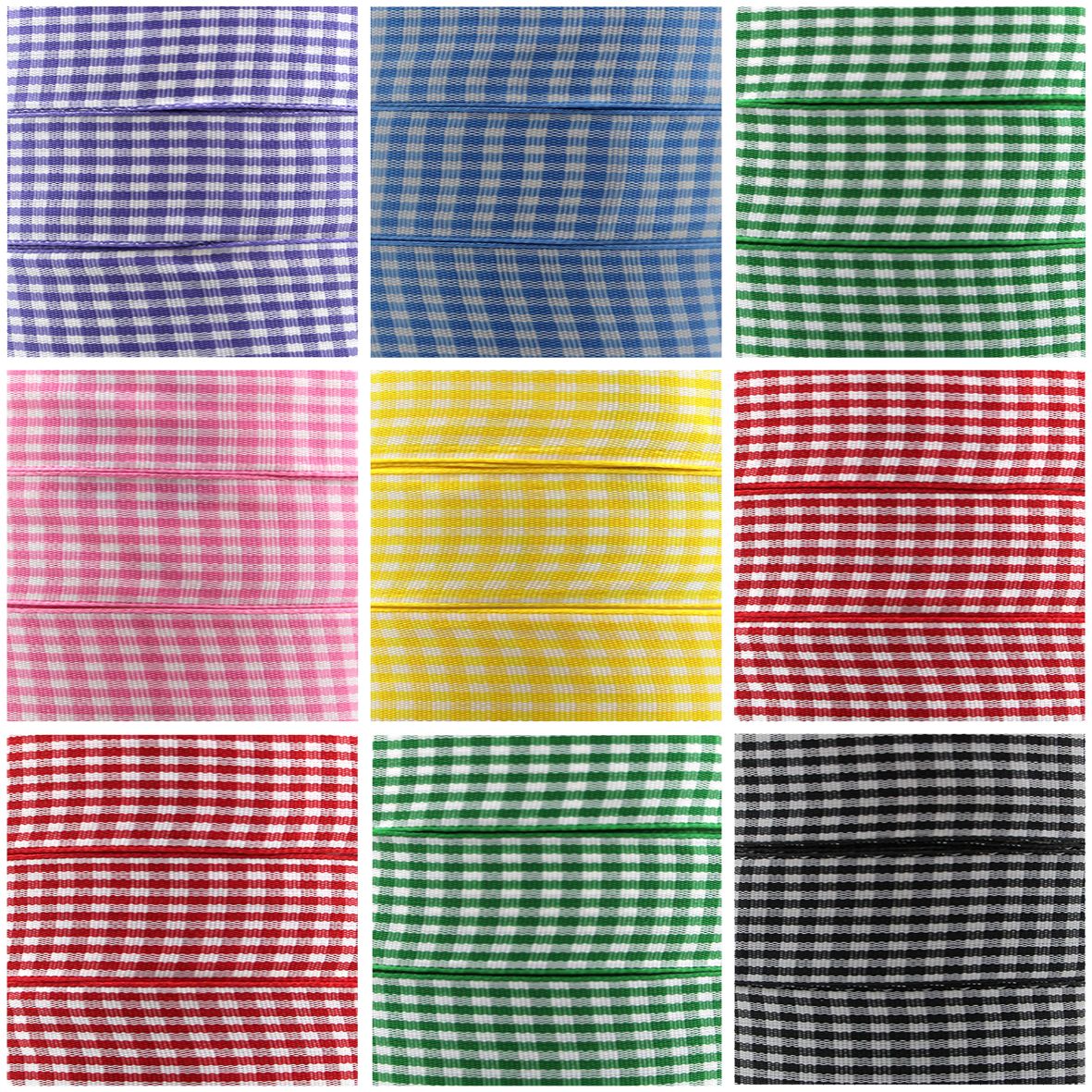 Plaid Shoelaces - 25mm - Medium Checkered
