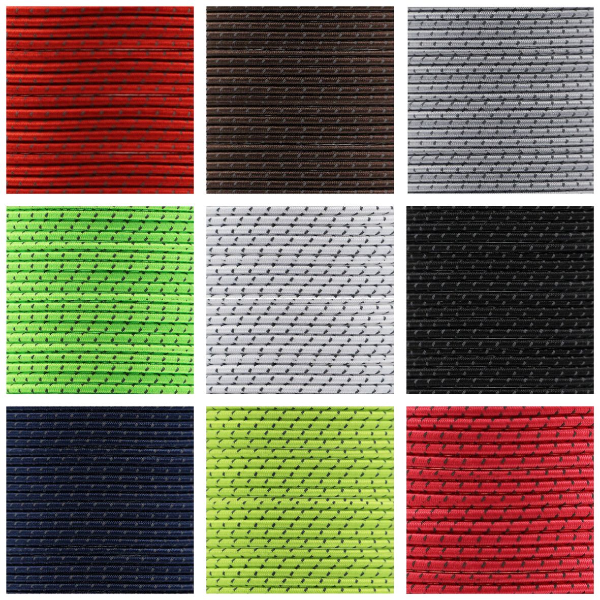 Reflective Elastic Shoelaces - Ø3mm