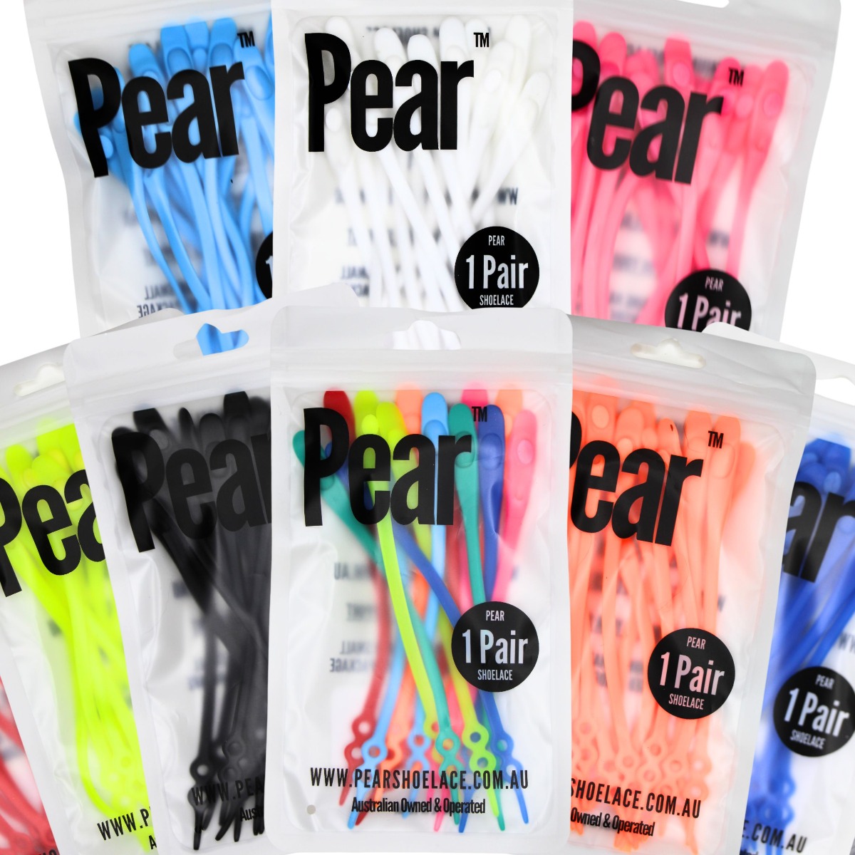 SnapLock No Tie Shoelaces - 14 Pieces Kids & Adults